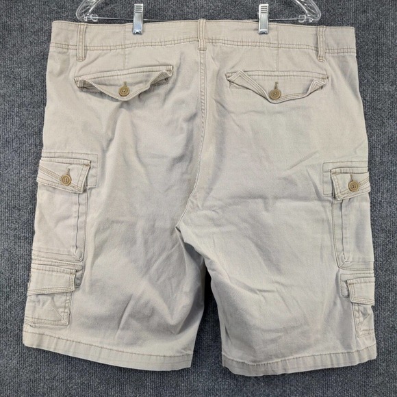 Iron Co Mens Cargo Shorts Tan Size 40 Cotton Blend Pockets Outdoor - Picture 3 of 15